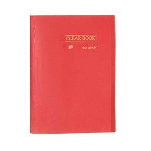 Pasta Catalogo Line 20 Clear Book Ref BD20 Yes