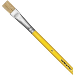 Pincel Chato Escolar N.12