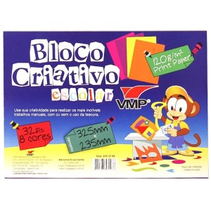 Bloco Ciative Lumi 325x235mm 32 Fl 8 Cores Dupla Face VMP