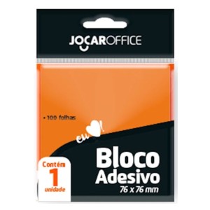 Bloco Adesivo 75x75 100 Fls Jocar