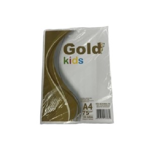 Papel Sulfite A4 Branco 75g Pct 100 Fl Gold Kids