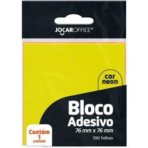 Bloco Adesivo 75x75 100 Fls Jocar